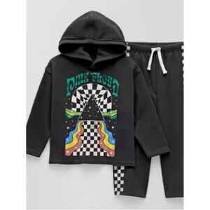 Pink Floyd Black Hoodie and Joggers toddlers unisex size 4T
